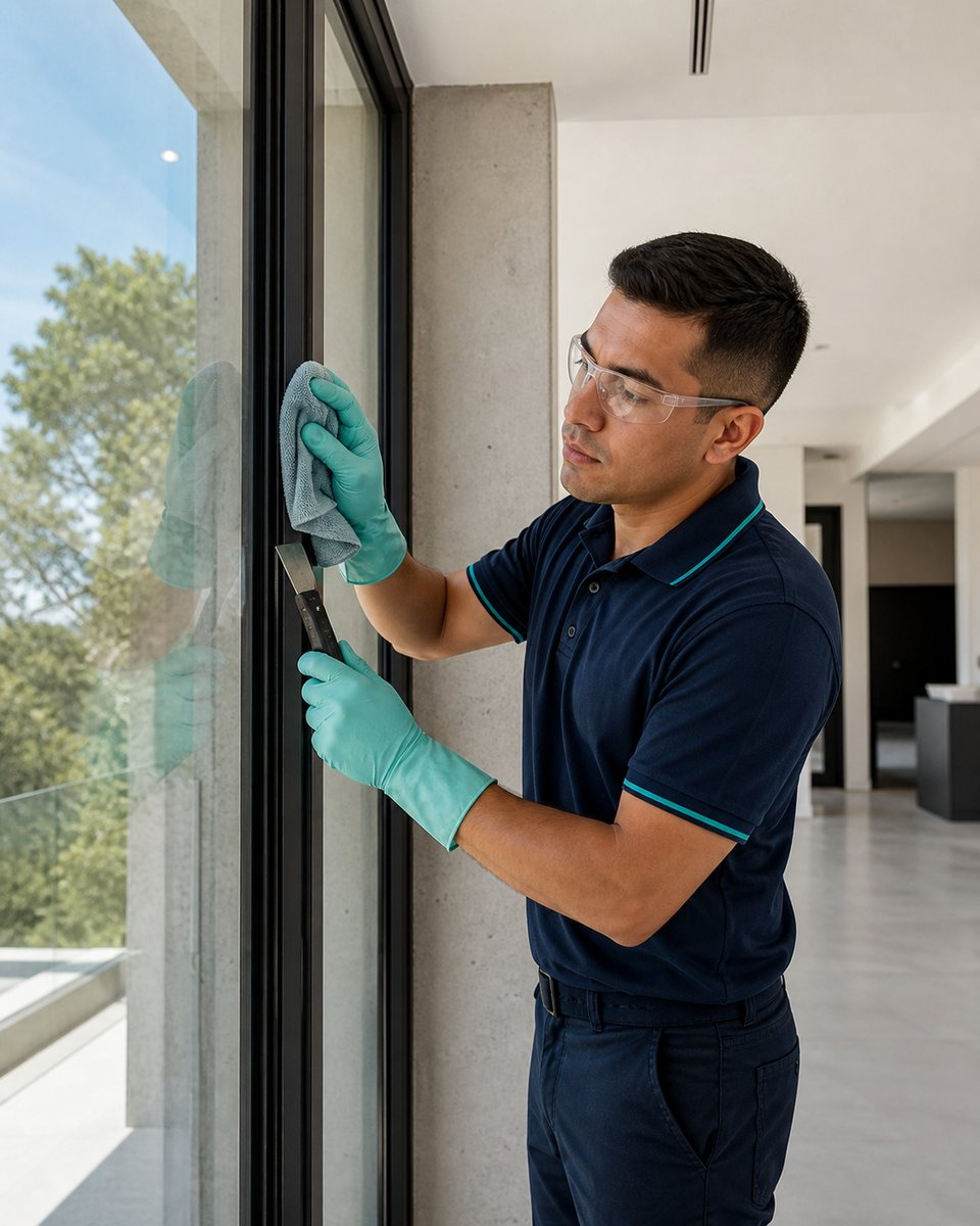 Detailed post-construction cleaning